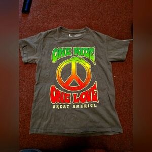 Vintage Great America One Ride Ine Love TShirt Men's Small